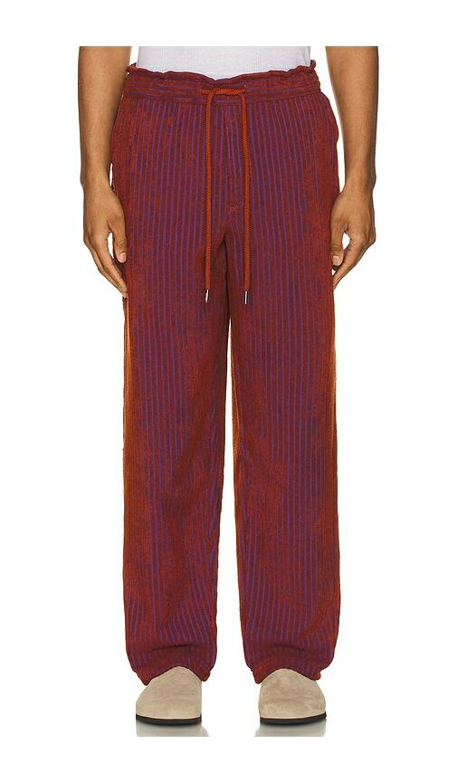 OAS Deep Cut Ayora Terry Pants in Red Cover