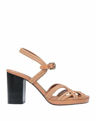 See By Chloé Woman Sandals Tan Calfskin Cover