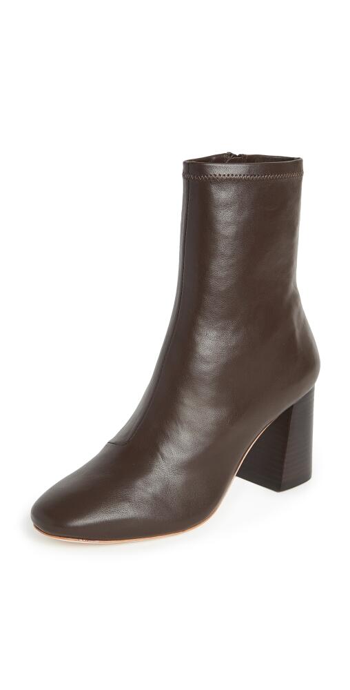 Loeffler Randall Elise Slim Ankle Booties Chocolate Cover