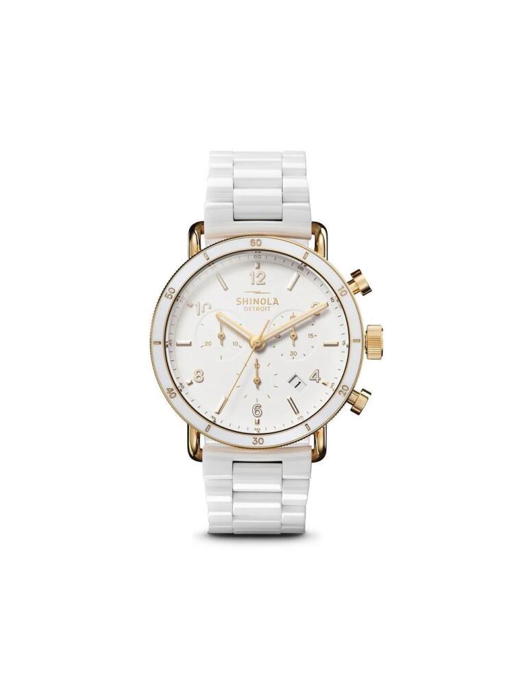 Shinola The Canfield Sport 40mm - White Cover