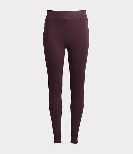 Loft Petite Seamed Ponte Leggings Cover