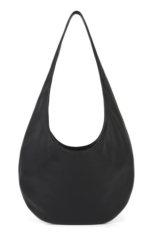 WE-AR4 The H Leather Hobo Bag in Black Cover