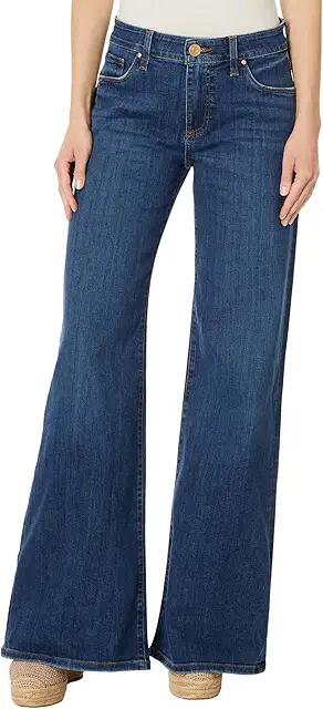 KUT from the Kloth Margo Mid Rise Wide Leg-Regular Hem In Quality (Quality) Women's Jeans Cover