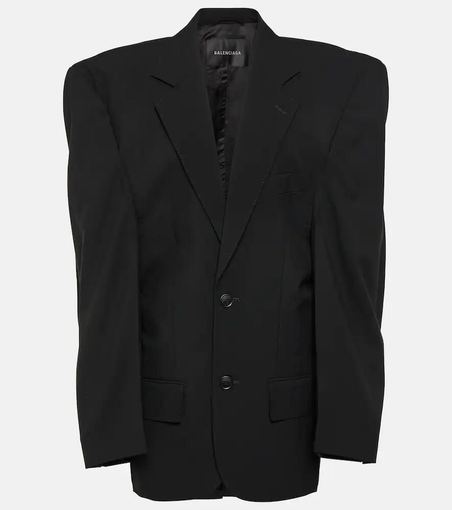 Balenciaga Cut Away oversized wool blazer Cover