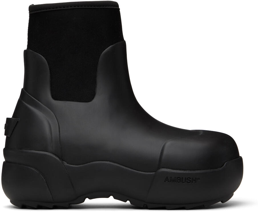 AMBUSH Black Rubber Boots Cover