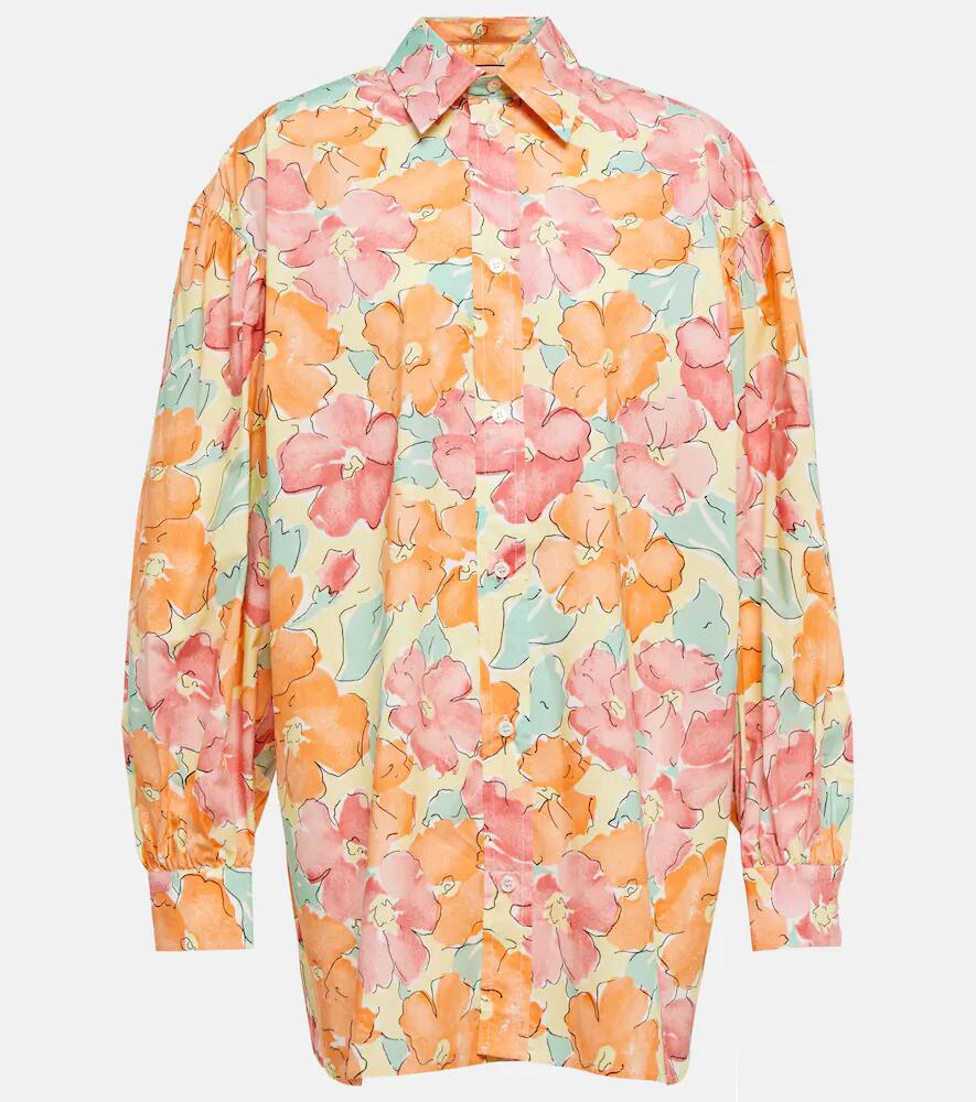 Plan C Floral cotton shirt Cover