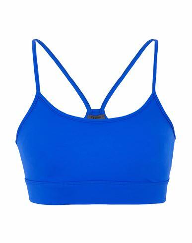 8 By Yoox Recycled Nylon Bra Woman Top Bright blue Recycled polyamide, Elastane Cover