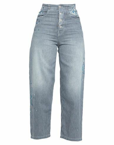 Department 5 Woman Jeans Blue Cotton Cover