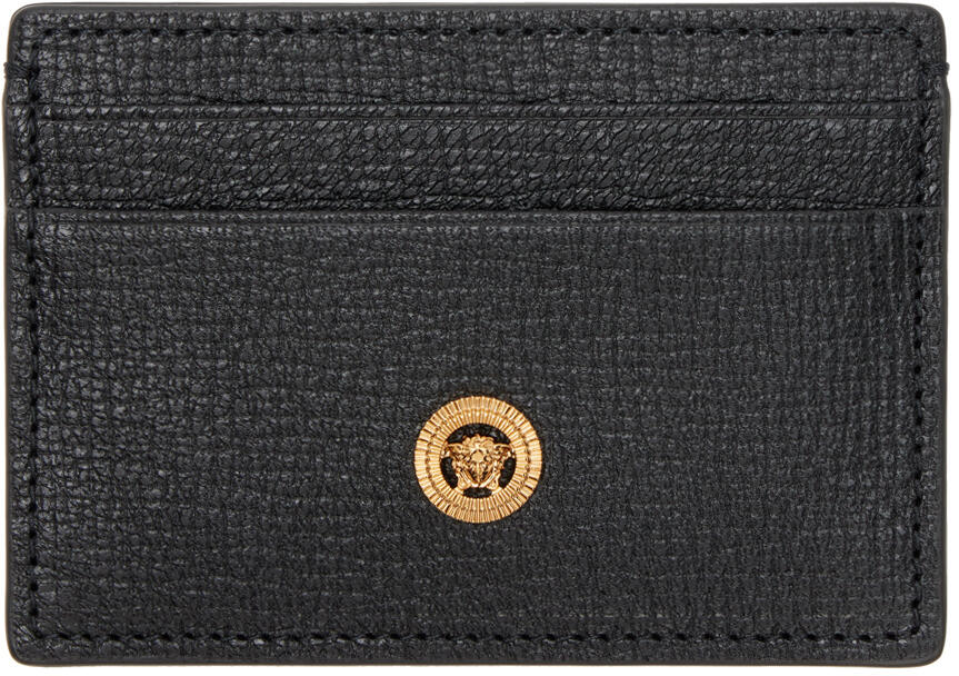 Versace Black Medusa Biggie Card Holder Cover