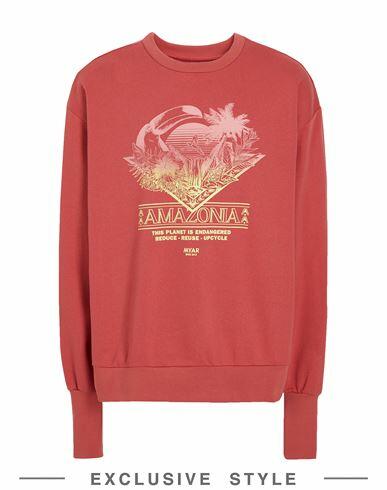 Myar X Yoox Mysw31 / Crewneck Sweatshirt Sweatshirt Coral Cotton Cover