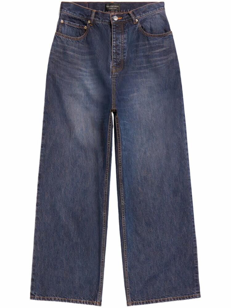 Balenciaga wide-leg jeans - Blue Cover