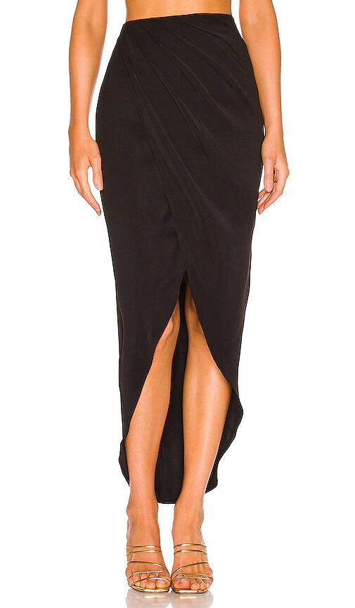 superdown Arielle Slit Maxi Skirt in Black Cover