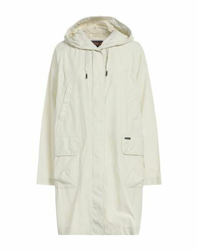 Woolrich Woman Overcoat & Trench Coat Off white Polyamide, Cotton Cover