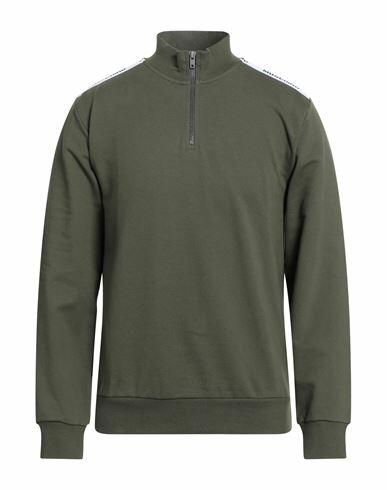 Moschino Man Undershirt Military green Cotton, Elastane Cover