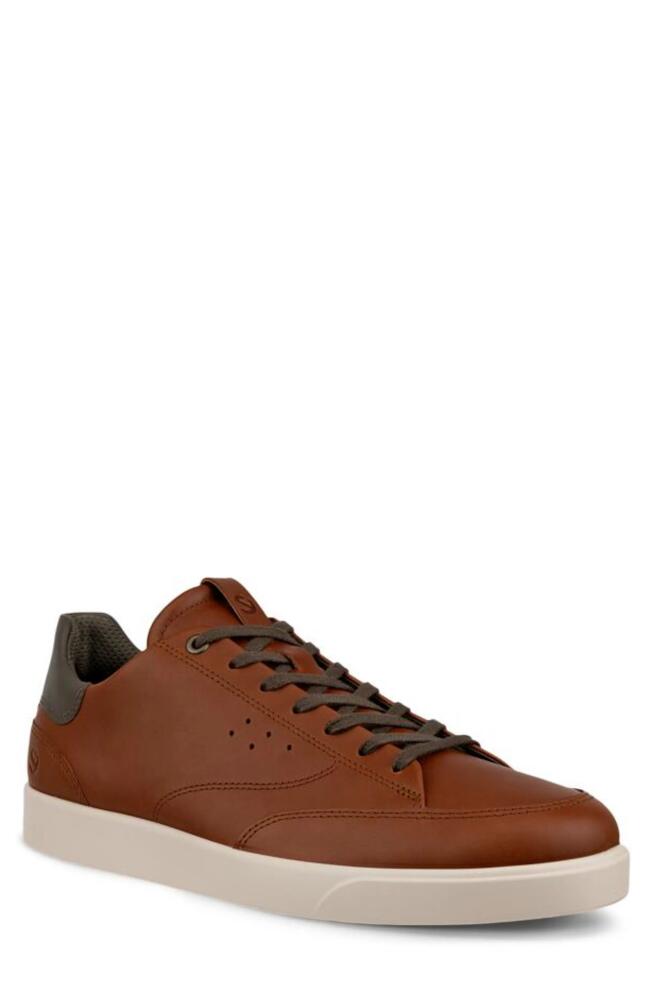 ECCO Street Lite Sneaker in Cognac/Cognac/Dark Clay Cover