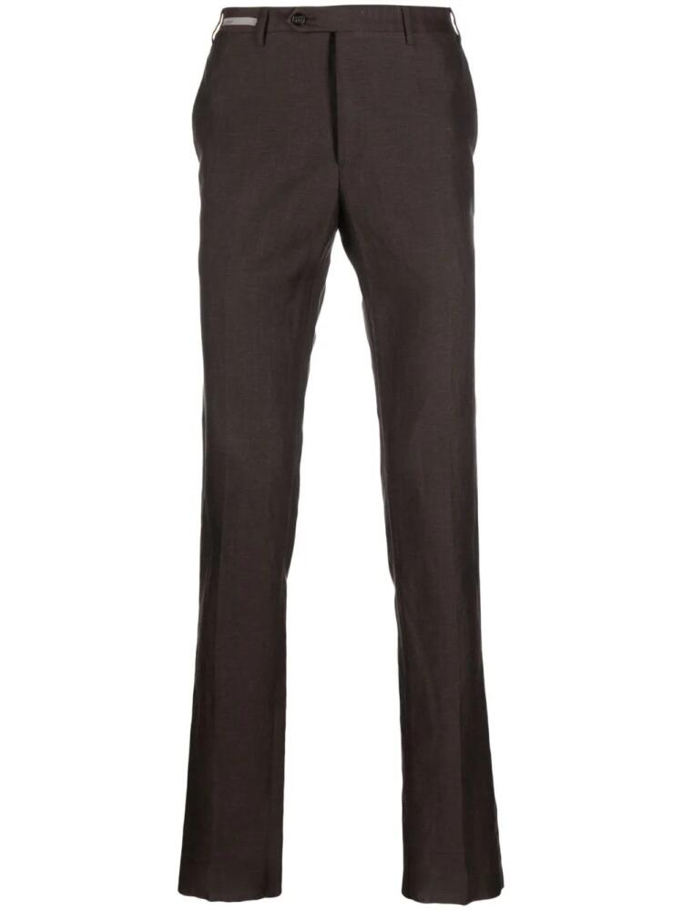 Corneliani straight-leg tailored trousers - Brown Cover