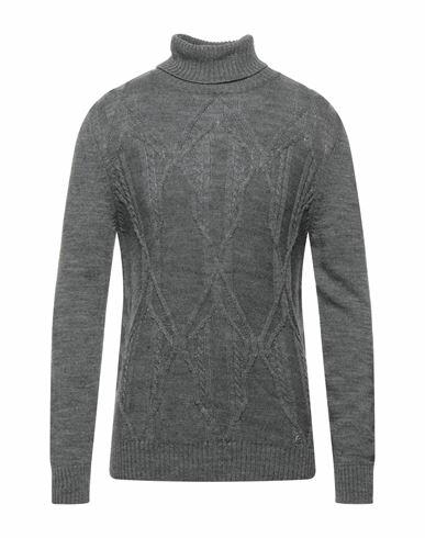 Havana & Co. Man Turtleneck Grey Acrylic, Viscose, Wool, Alpaca wool Cover