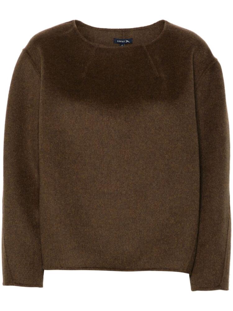 Soeur Amedee sweatshirt - Brown Cover