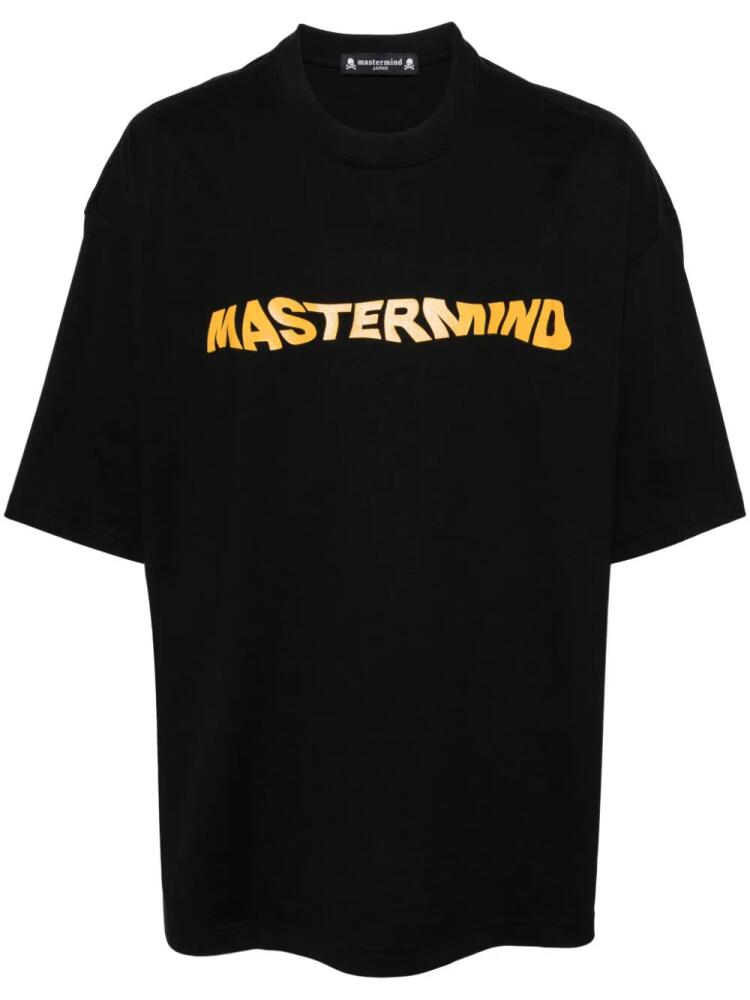 Mastermind Japan Handwriting print cotton T-shirt - Black Cover