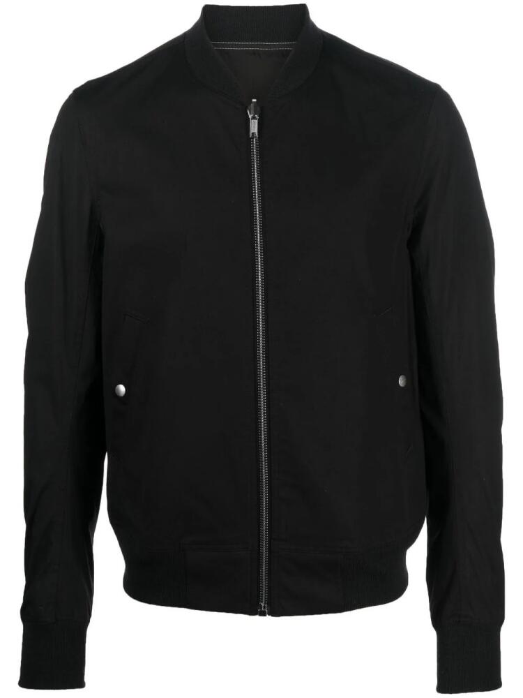 Rick Owens plain bomber jacket - Black Cover