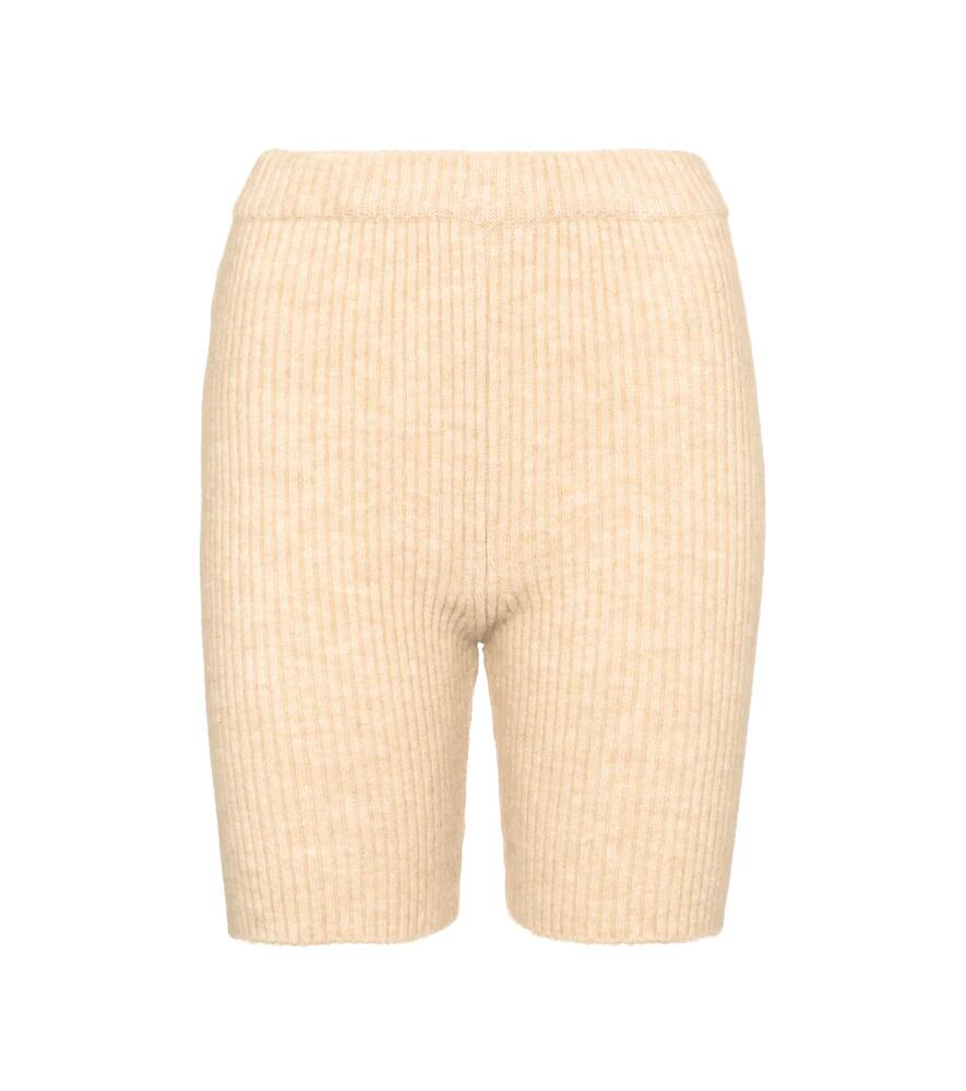 Nanushka Siu ribbed-knit biker shorts Cover