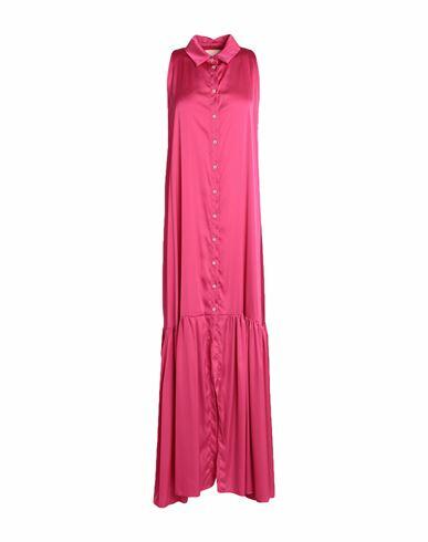 Aniye By Woman Maxi dress Fuchsia Polyester, Elastane Cover