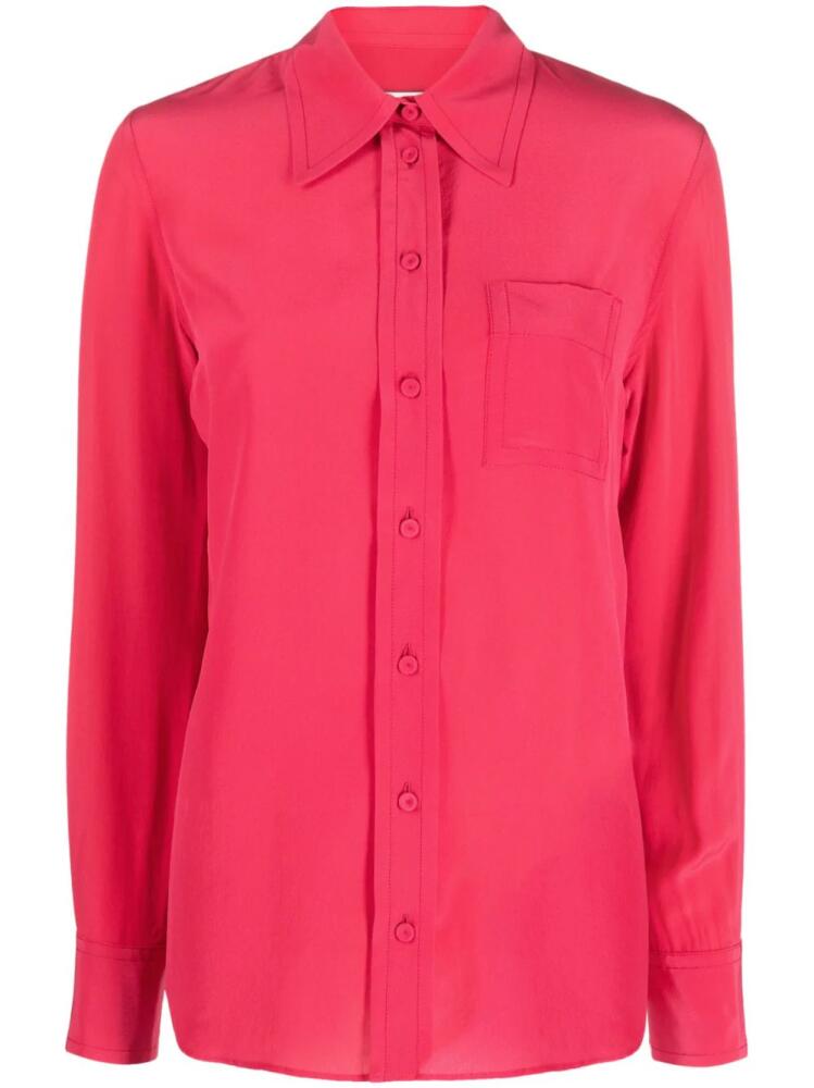 Lanvin button-down silk shirt - Pink Cover