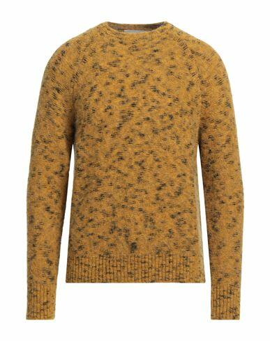 Laneus Man Sweater Mustard Acrylic, Polyamide, Mohair wool, Wool, Elastane Cover