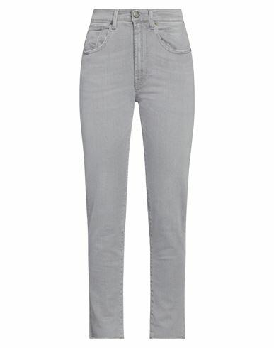 Twinset Woman Jeans Grey Cotton, Elastane Cover