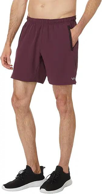 RVCA Yogger Stretch Shorts (Plum) Men's Shorts Cover