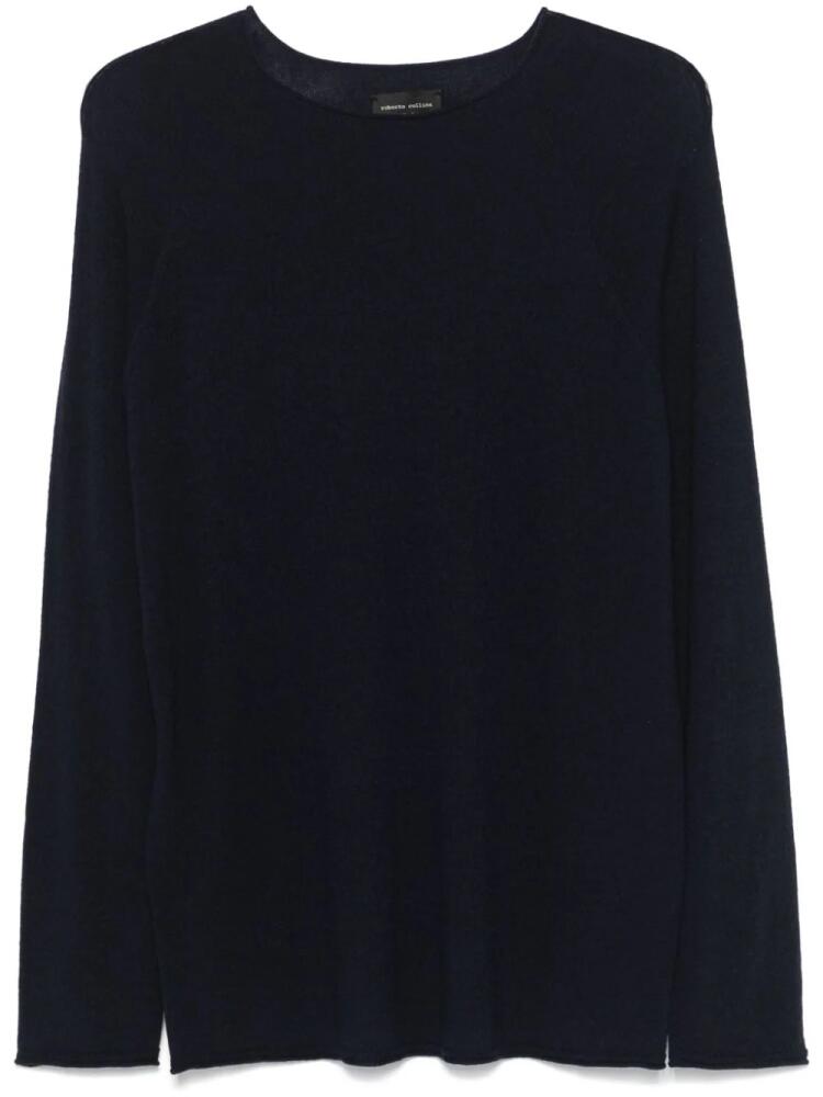 Roberto Collina crew-neck sweater - Blue Cover