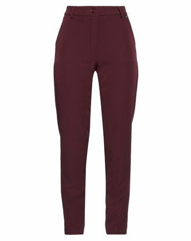 Gai Mattiolo Woman Pants Garnet Polyester, Elastane Cover