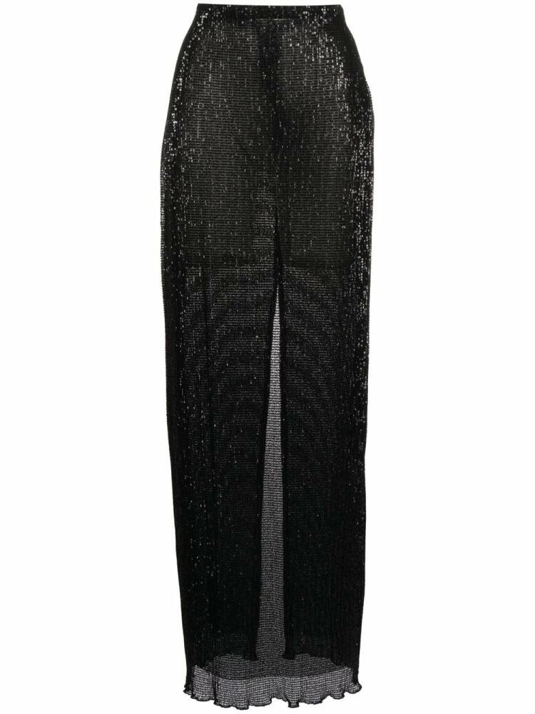 Rosetta Getty sequin-embellished maxi skirt - Black Cover