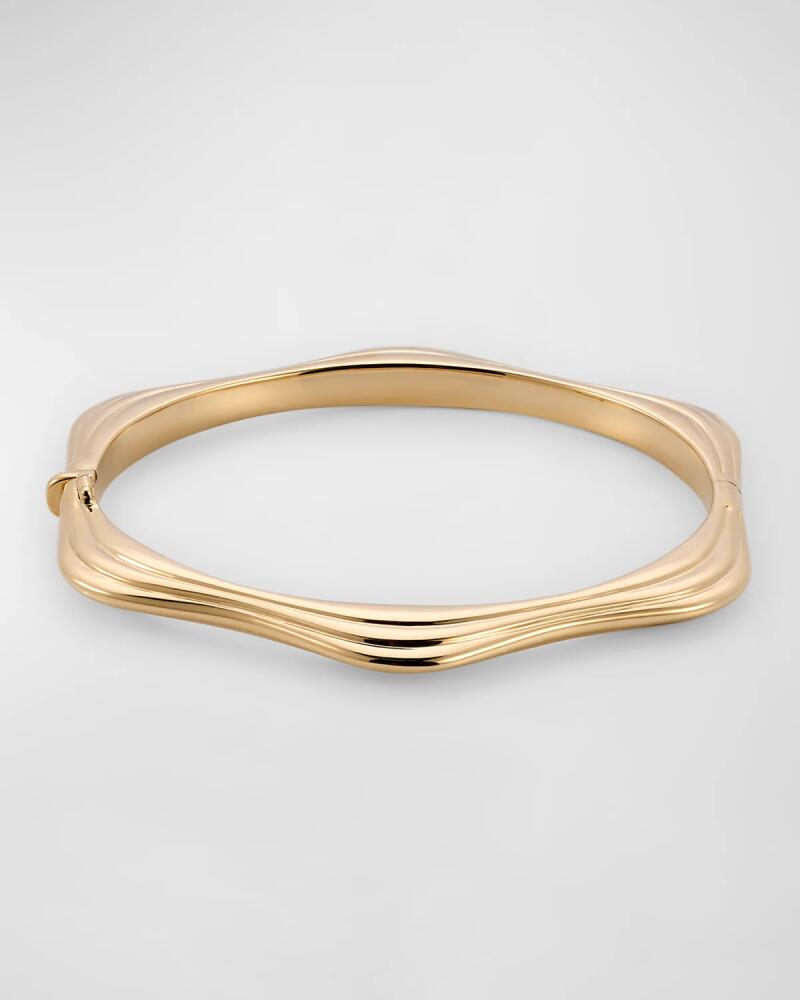 Sorellina 18K Yellow Gold Bangle. Size 15cm Cover