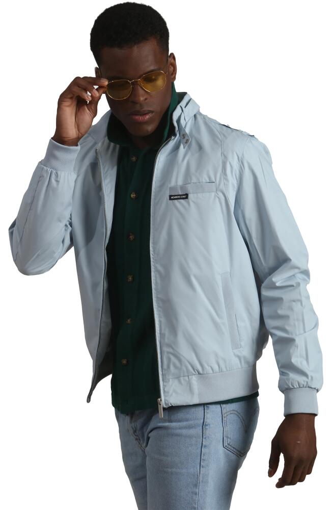 Members Only Classic Iconic Racer Jacket in Dusty Sky Cover