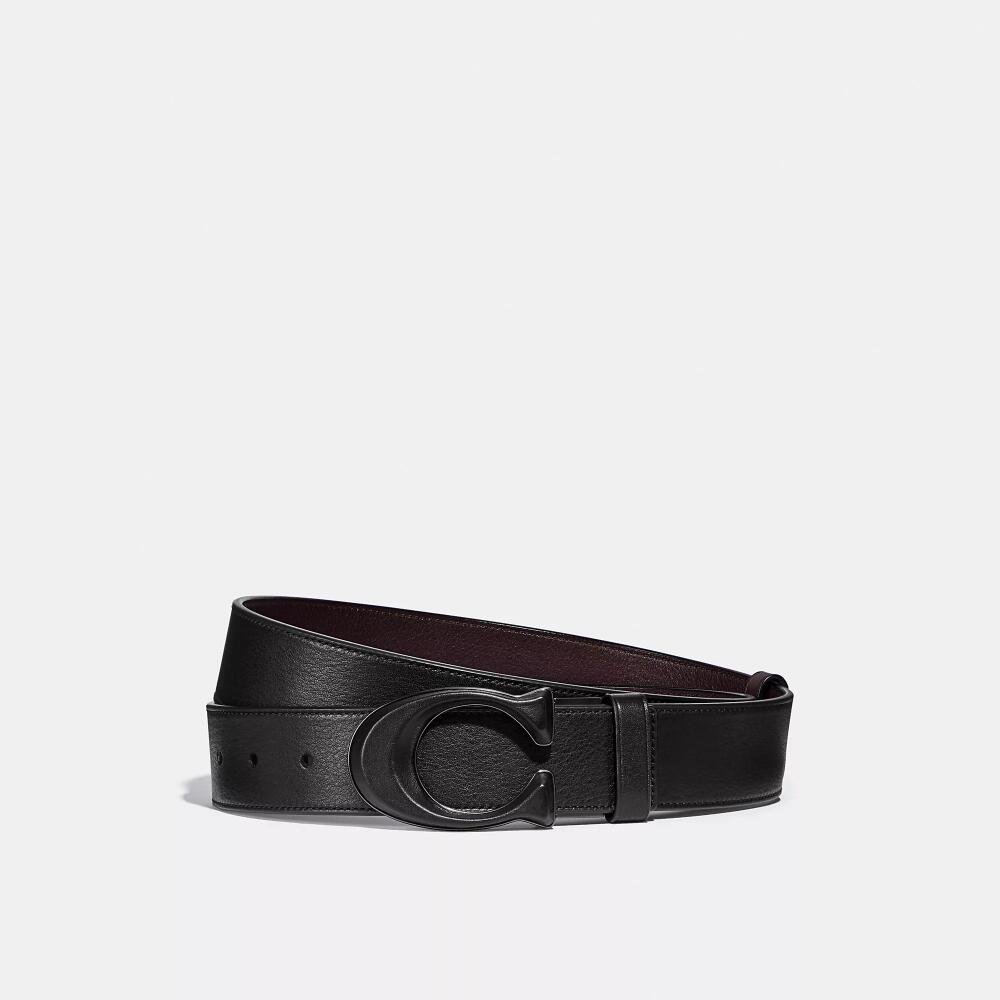 Coach Signature Buckle Cut To Size Reversible Belt, 38mm Cover