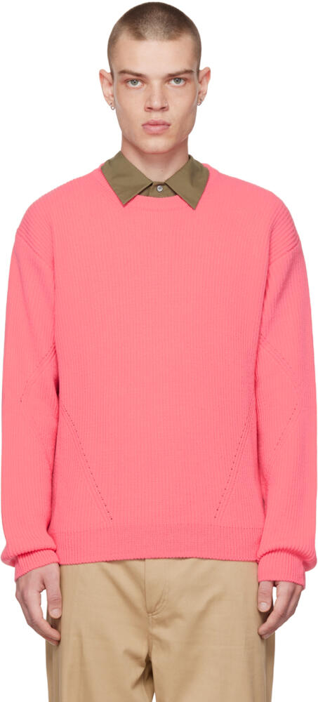 Solid Homme Pink Crewneck Sweater Cover