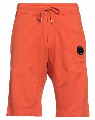 C. p. Company Man Shorts & Bermuda Shorts Orange Cotton Cover