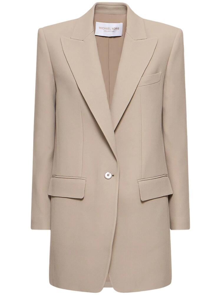 MICHAEL KORS COLLECTION Darcy Crepe Blazer Cover