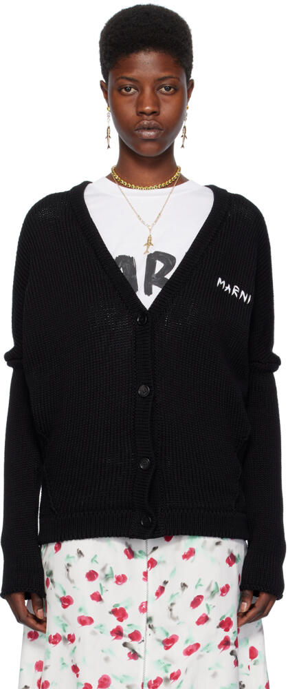 Marni Black Buttoned Cardigan Cover