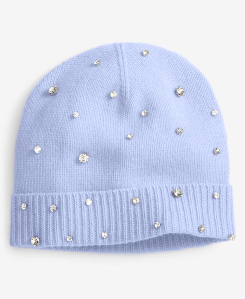 Charter Club Cashmere Embellished Cuffed Beanie, Created for Macy's - Fresh Orchid Cover