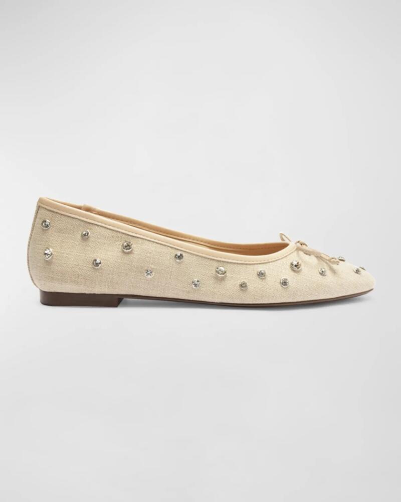 Schutz Arissa Crystal Stud Ballerina Flats Cover