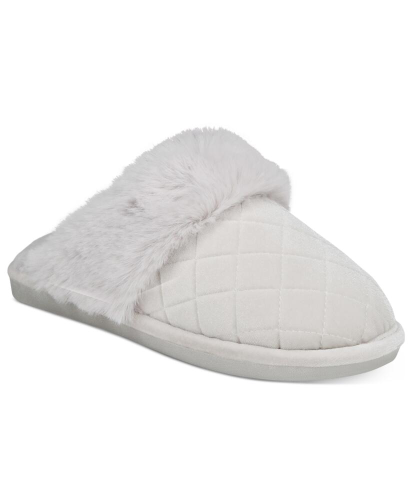 Charter Club Women's Quilted Hoodback Slippers, Created for Macy's - Sliverspoon Cover