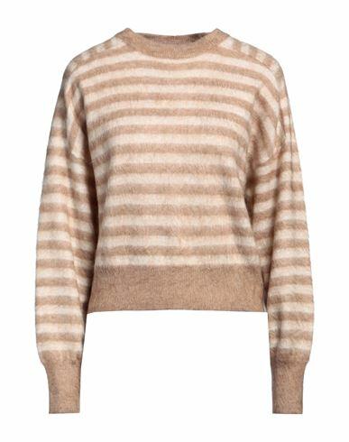 Brunello Cucinelli Woman Sweater Sand Wool, Virgin Wool, Polyamide, Cashmere, Silk Cover