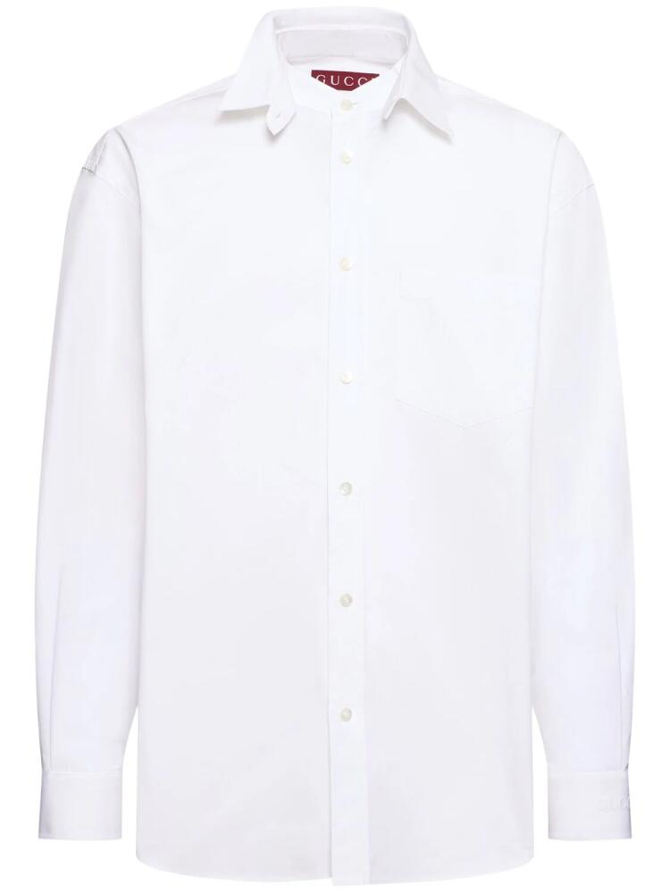 GUCCI Crispy Cotton Poplin Shirt Cover