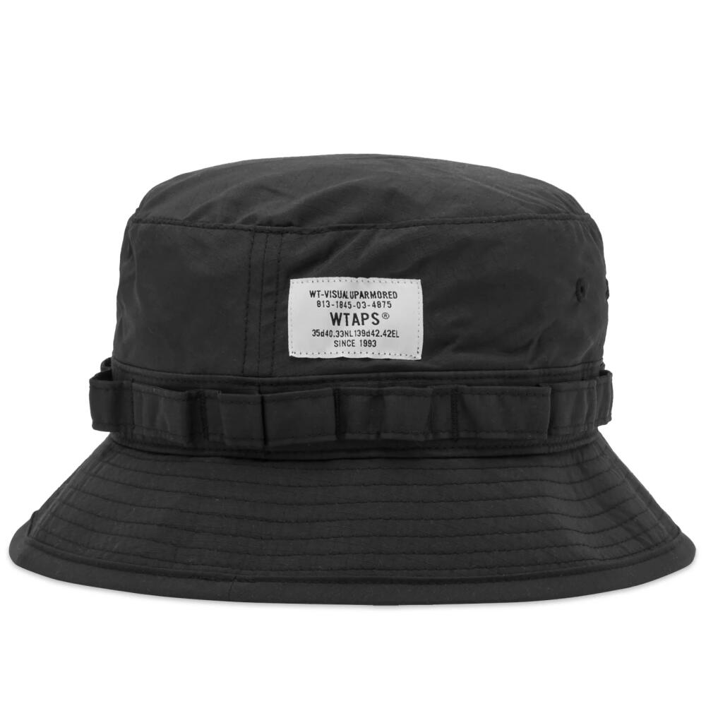 WTAPS Men's 12 Ripstop Nylon Bucket Hat in Black Cover