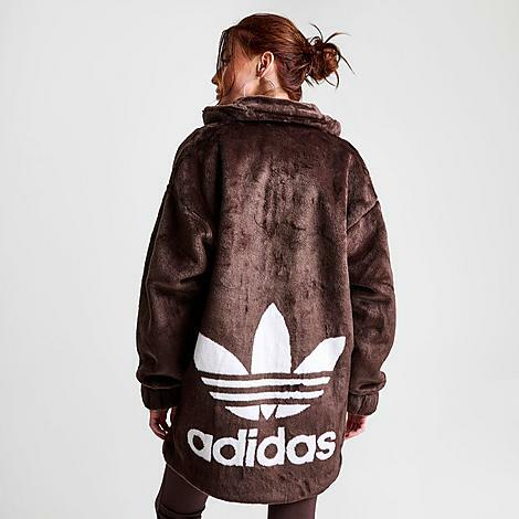 Adidas Women's Originals Neutral Court Faux Jacket in Brown/Shadow Brown Cover