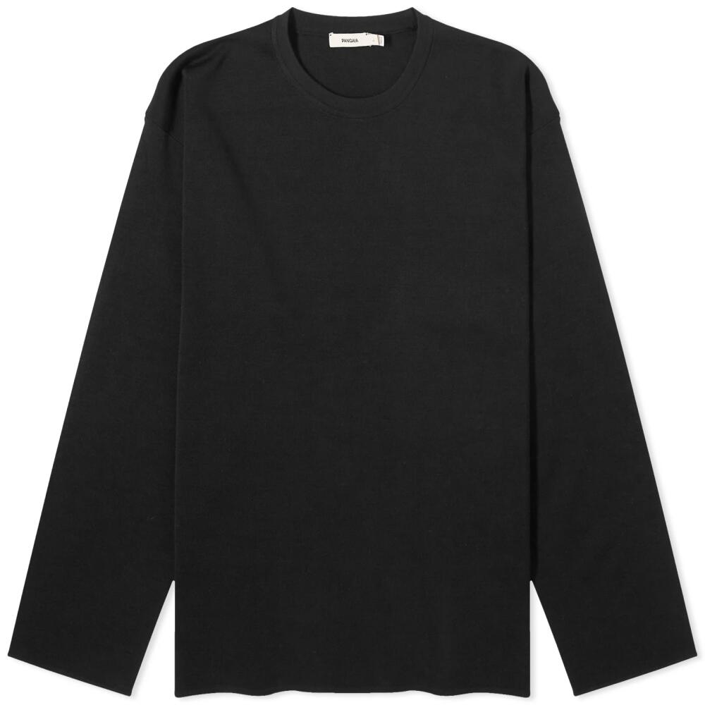 Pangaia Regenerative Merino Knit Crew Neck in Black Cover