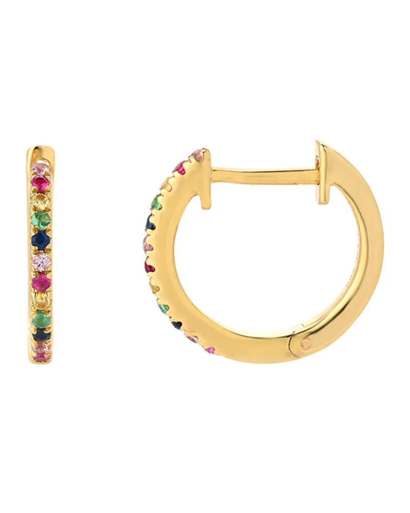 Zoe Lev Jewelry Rainbow Huggie Earrings Cover