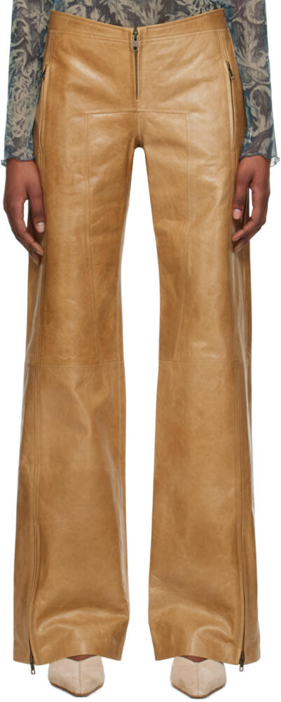 KNWLS Tan Stain Trousers Cover